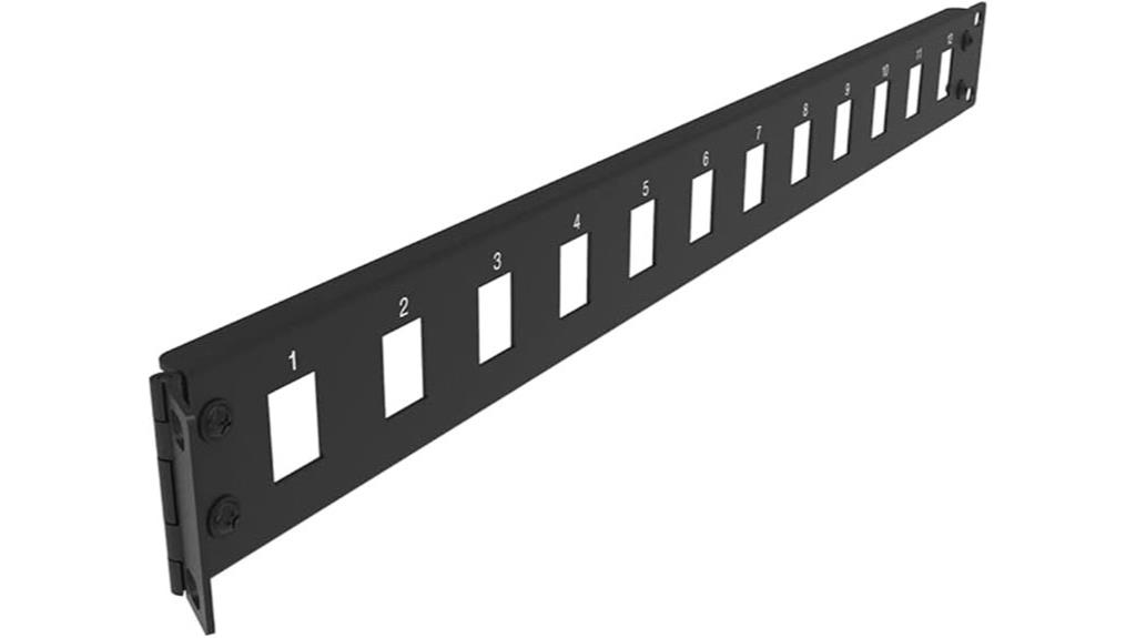 twelve port blank keystone