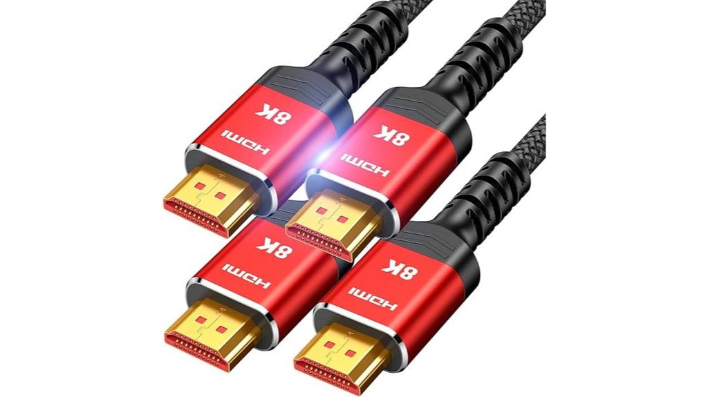 two 3 3ft hdmi cables