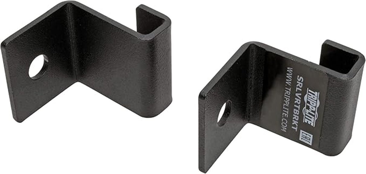 vertical wall mounted runway brackets