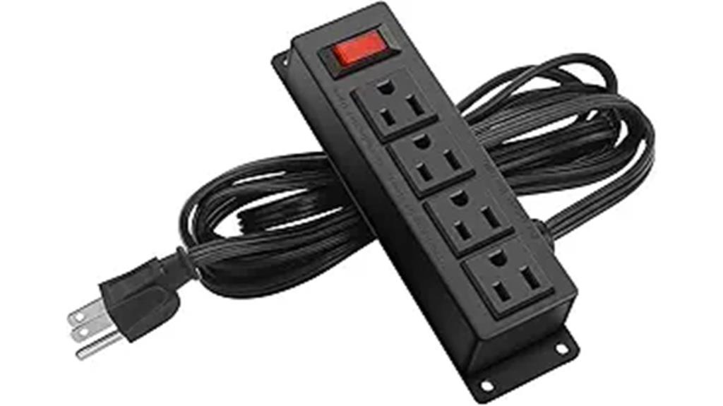 wall mounted power strip