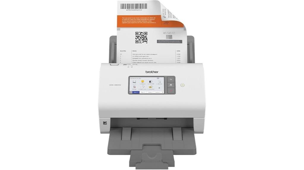 wireless duplex desktop scanner