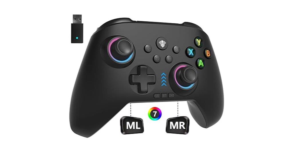 wireless rgb gaming controller