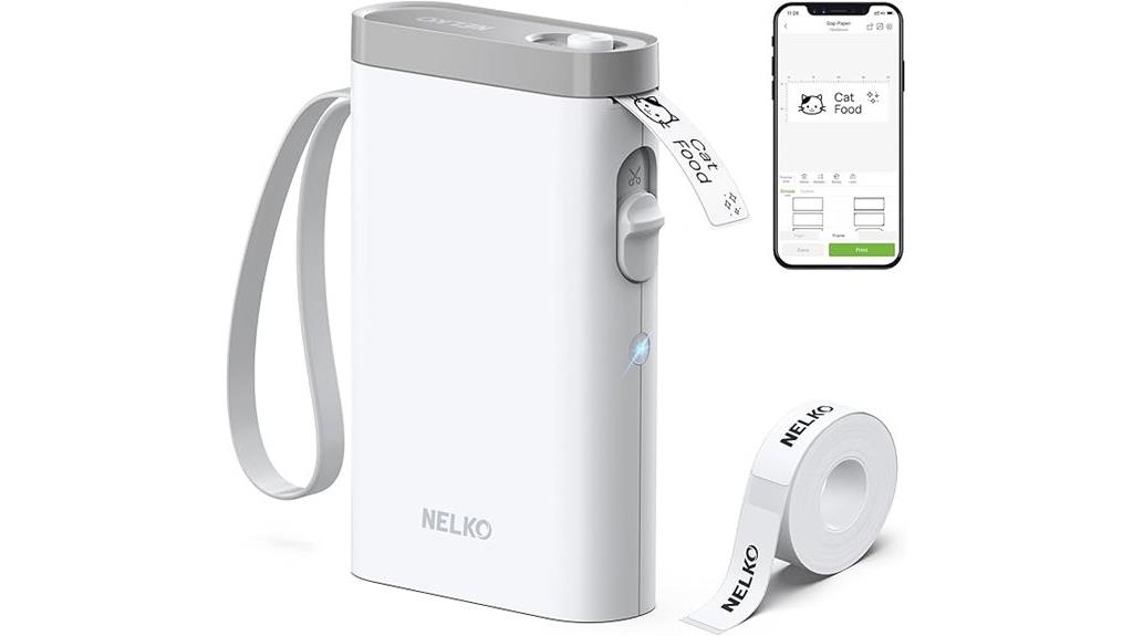 wireless tape label printer