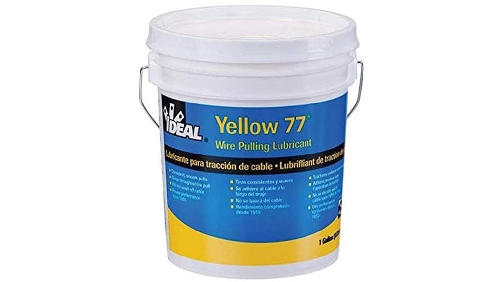 yellow 77 lubricant bucket