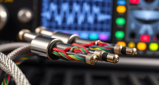 cable shielding minimizes interference