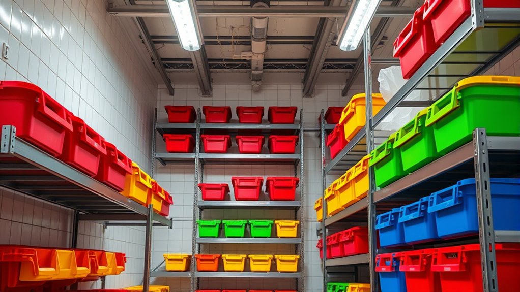 color coded safety organization
