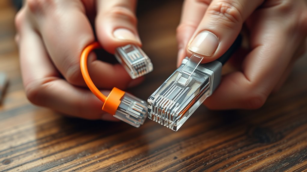 create ethernet crossover cable