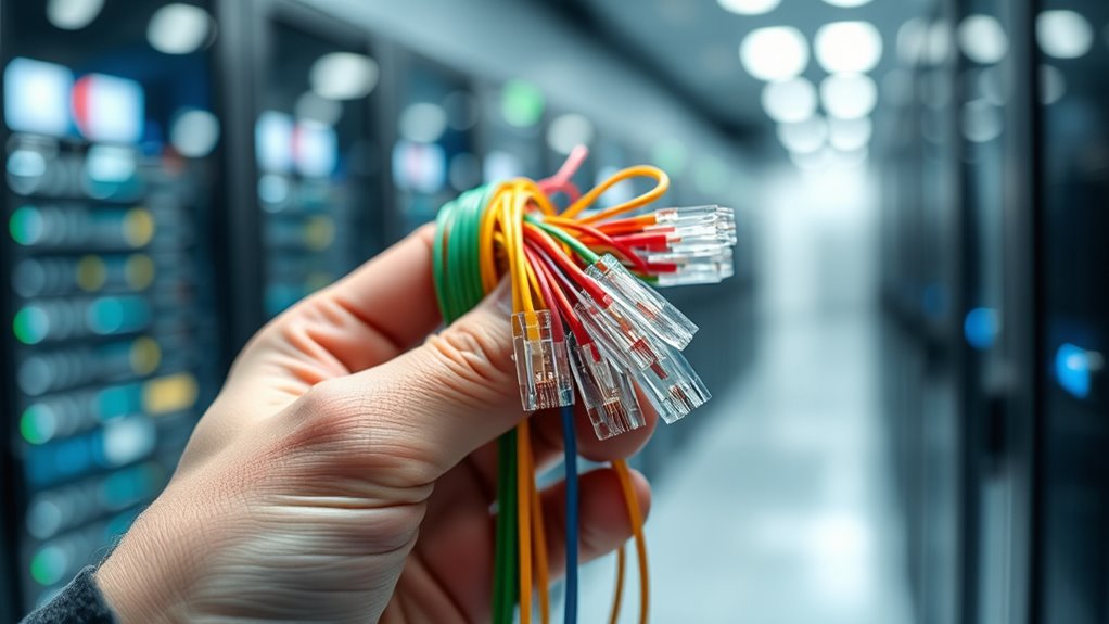 data flow through cables