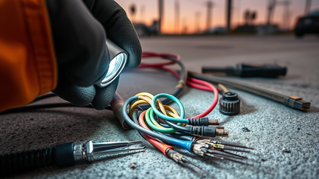 detecting and repairing cable faults