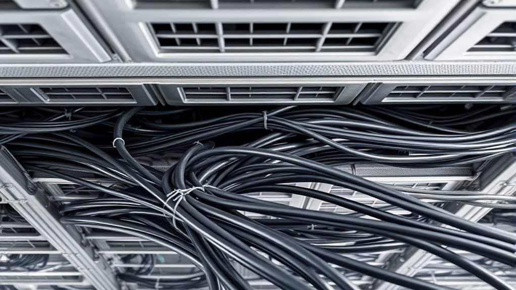 effective raised floor cable management