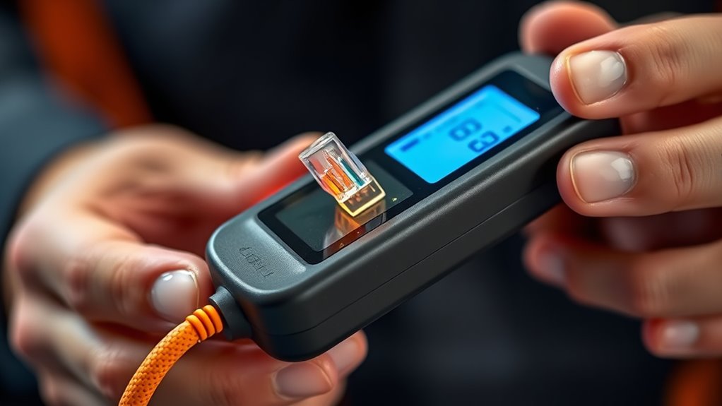 electronic cable length measurement