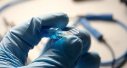 fiber connector cleaning tips