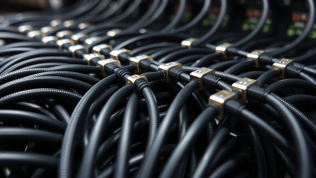 fiber optic cables ensure reliable high speed connectivity