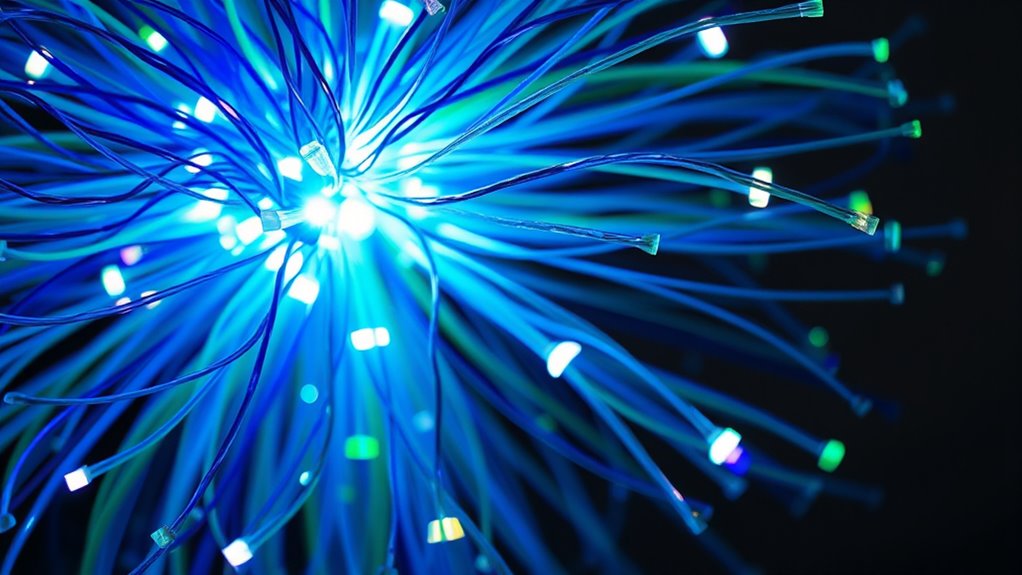 homemade fiber optic lamp