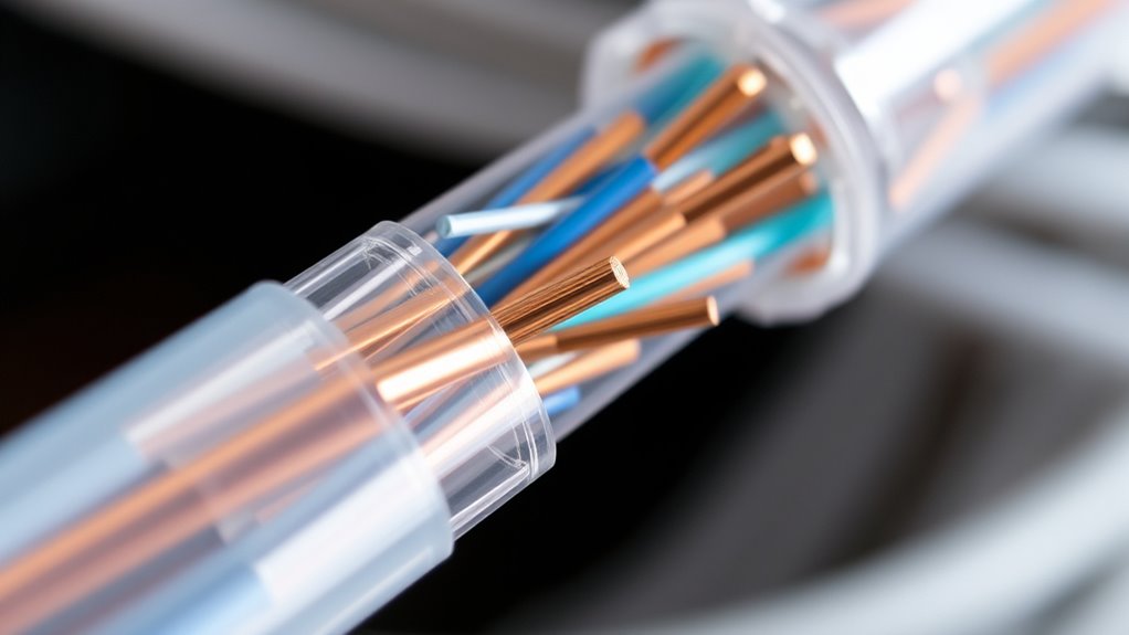 hybrid cables transmit multiple signals