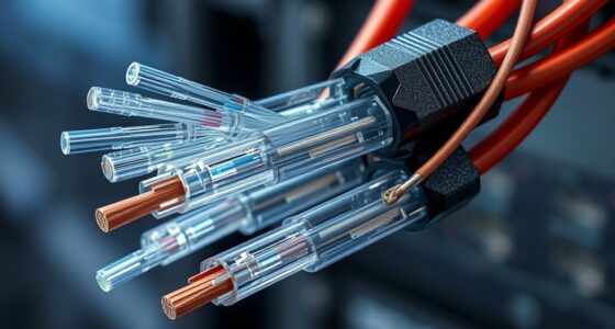hybrid fiber copper cables