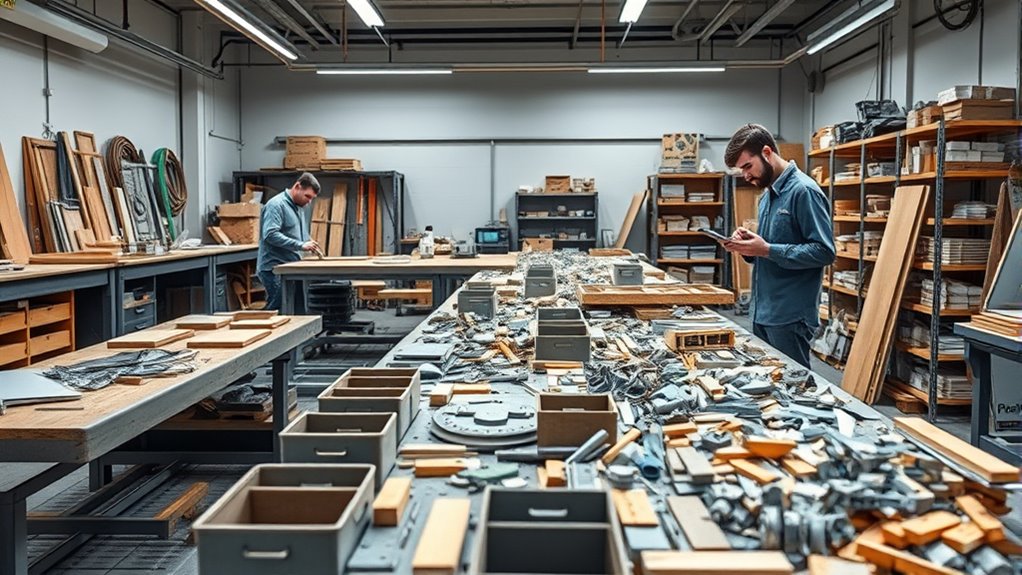 implement recycling and partnerships