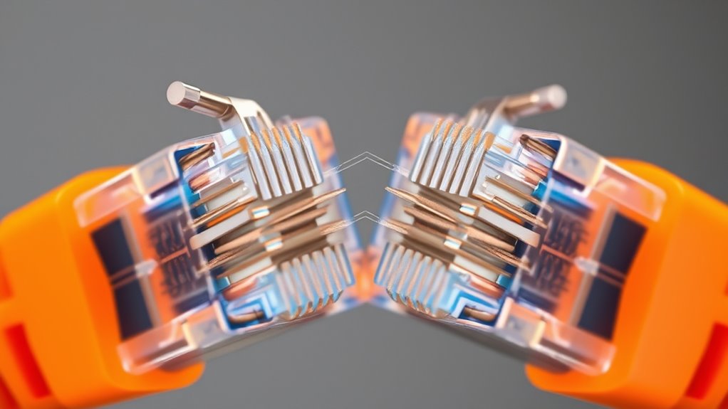 minimize near end crosstalk interference
