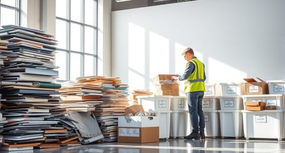 minimizing installation material waste