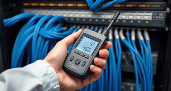 network cable noise levels