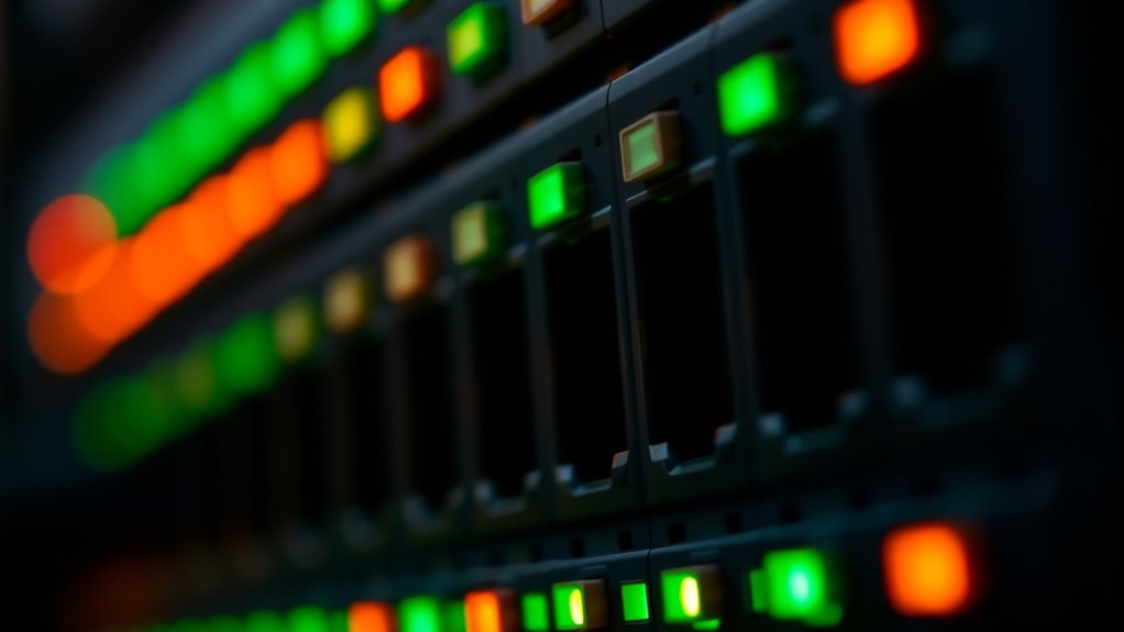 network connection status indicators