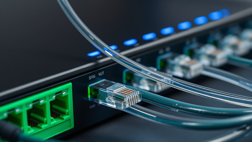 network devices secure data flow