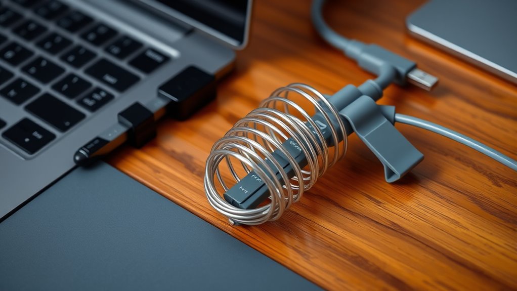 organized cable management accessories