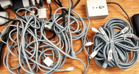 poor cable organization practices