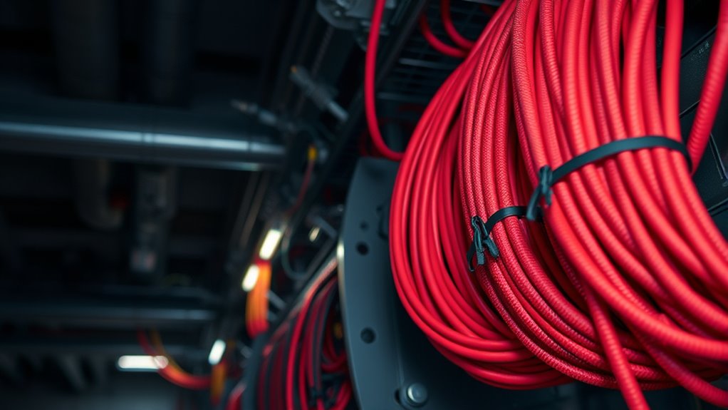 prioritize fire resistant cable insulation