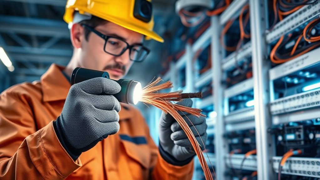 proper cable testing and replacement