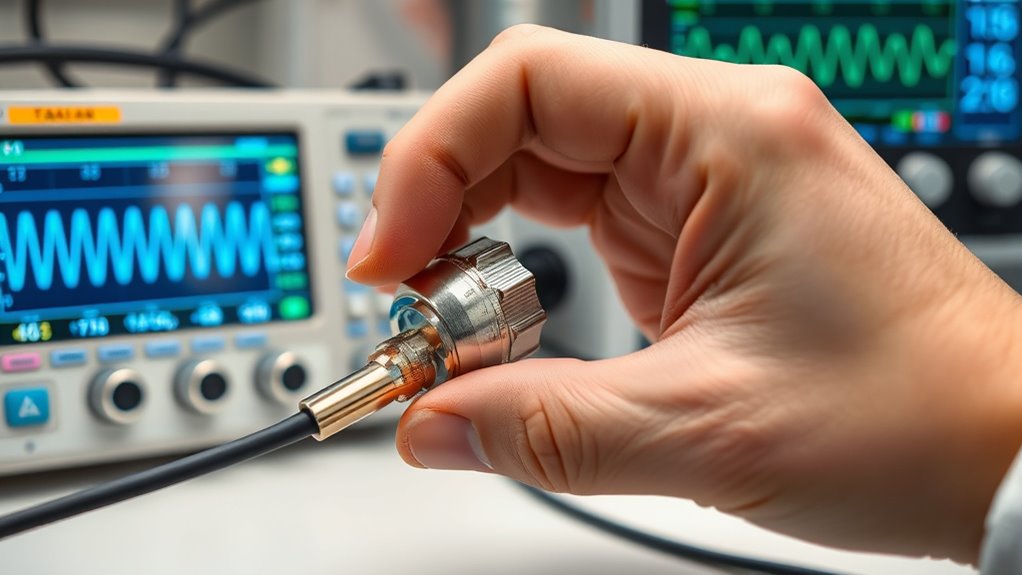 proper high frequency cable termination