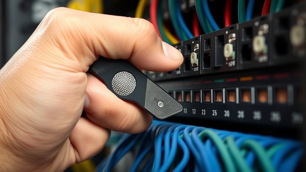 proper punch down tool technique