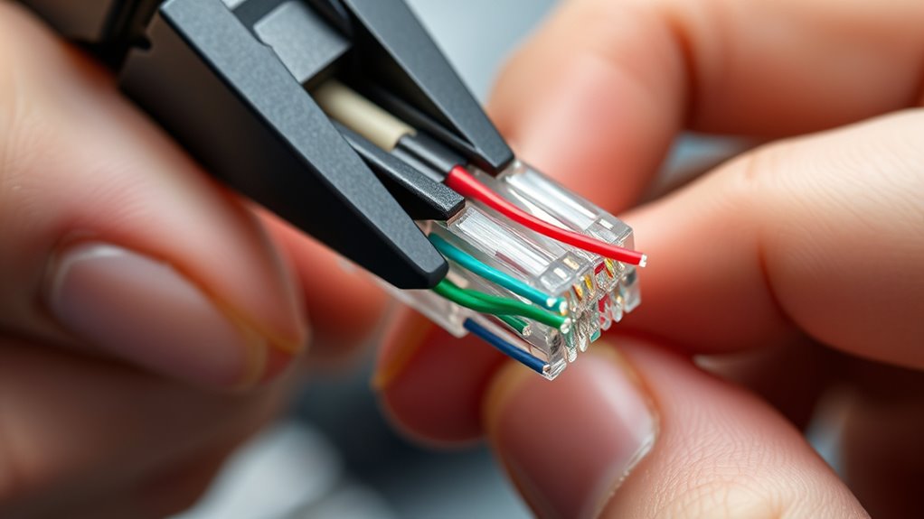 proper rj45 termination procedure