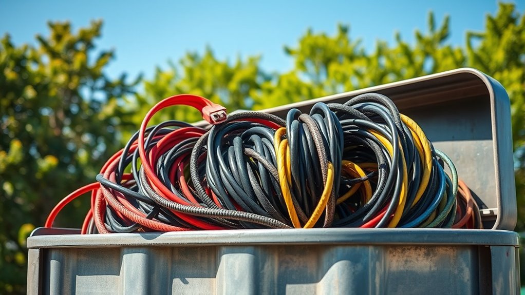 recycle old cables properly