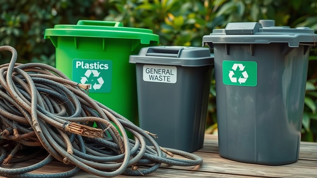 recycle old electronic cables