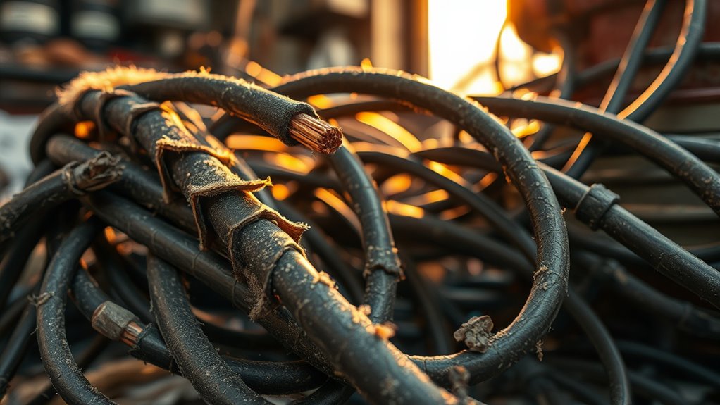 replace worn damaged cables