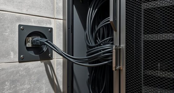secure network cable installations
