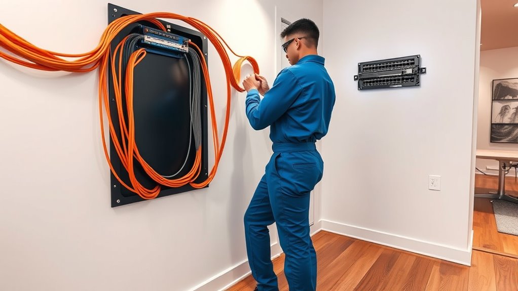 secure wired home network