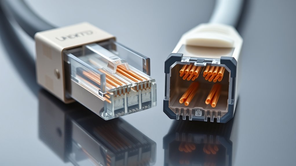 shielded vs unshielded ethernet