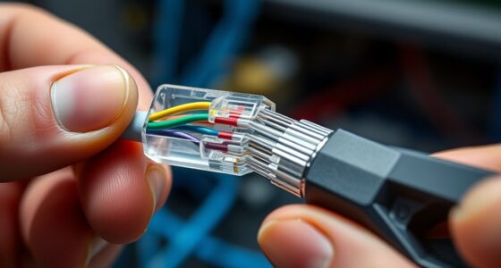 terminate rj45 connectors properly