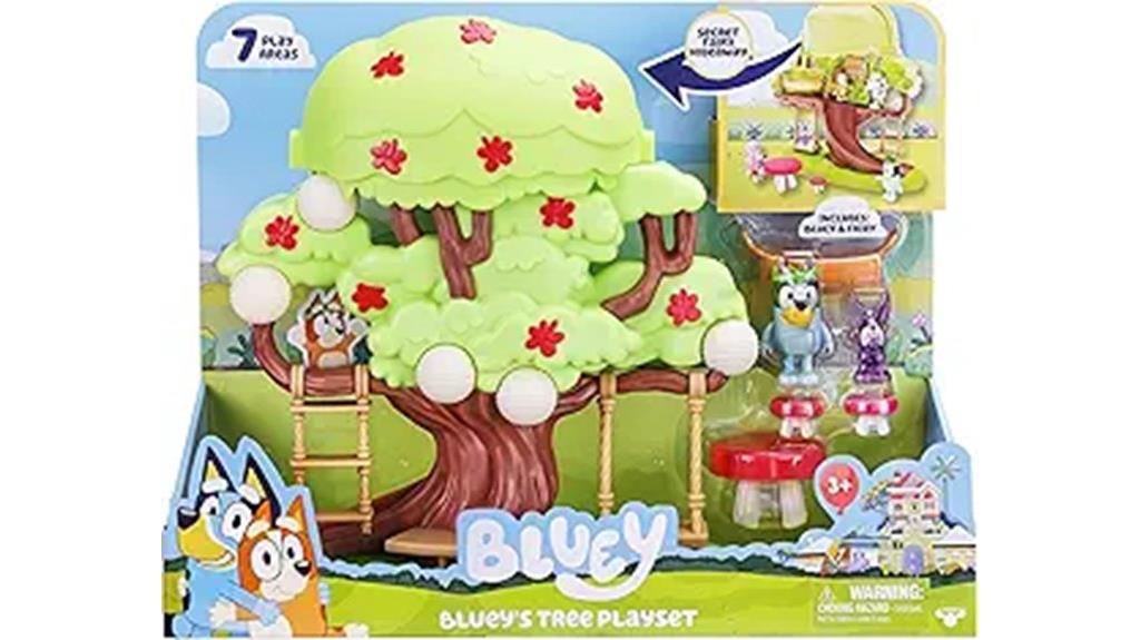 bluey treehouse kids playset