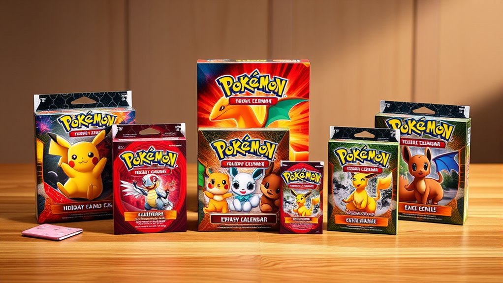 holiday calendar card features