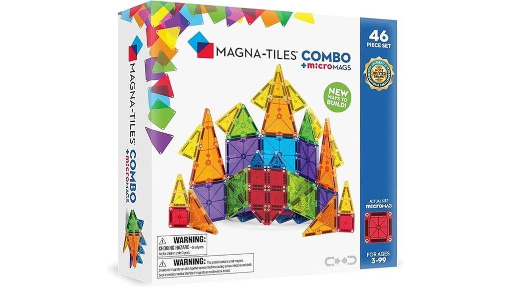 magnetic building tiles set