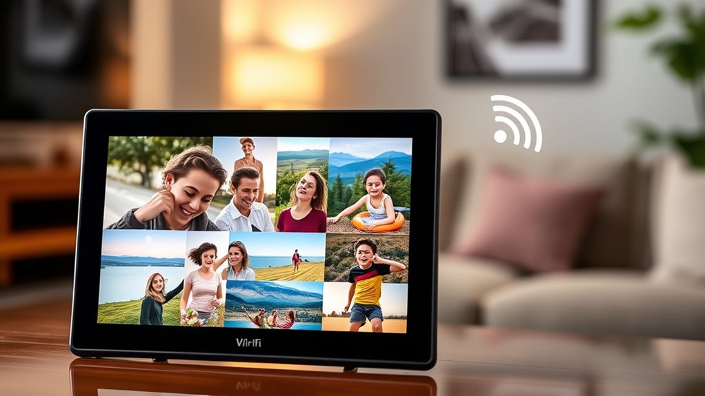 top email enabled digital frames