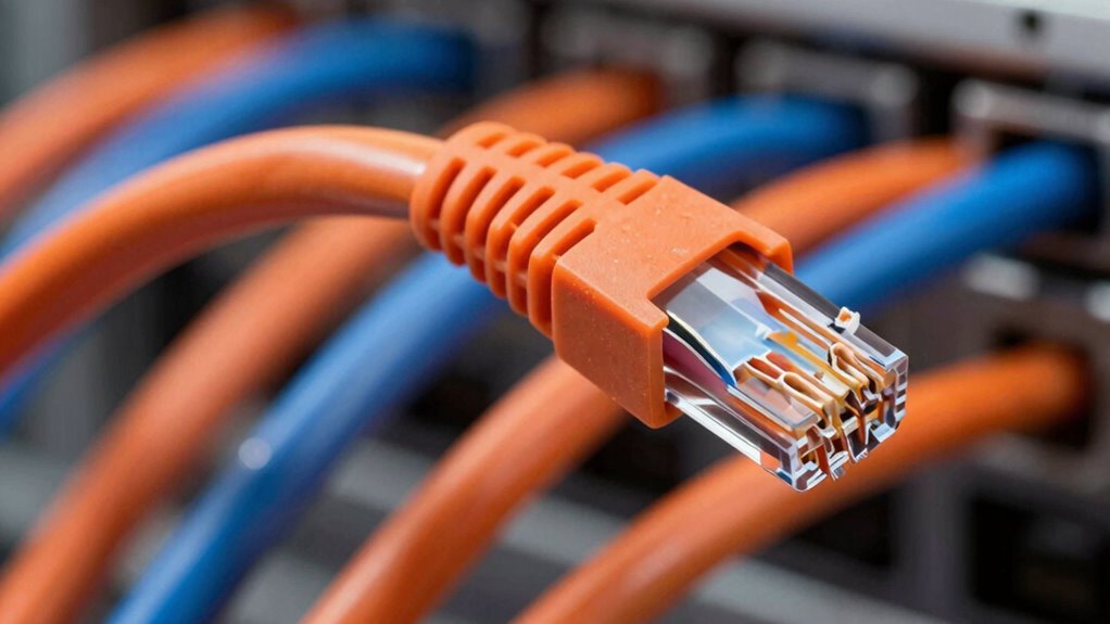 bending damages ethernet cables