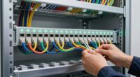 clear organized cable layouts