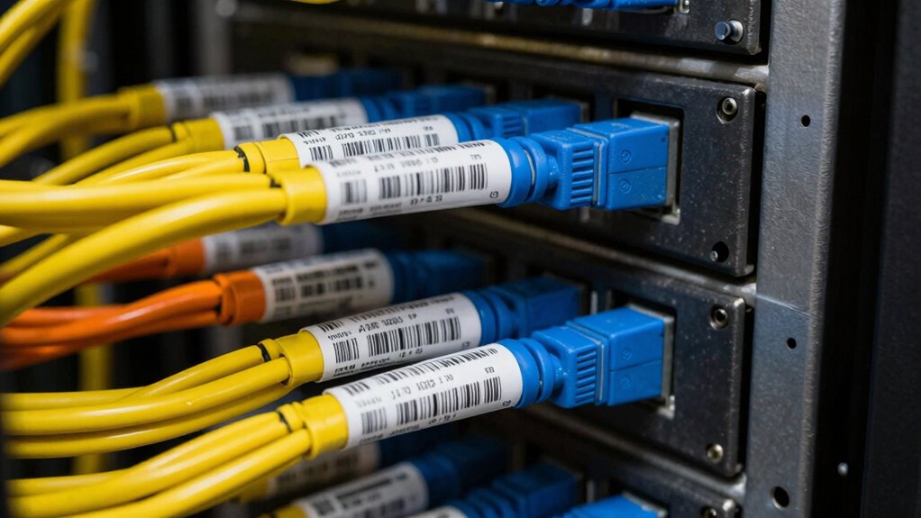 durable color coded cable labels