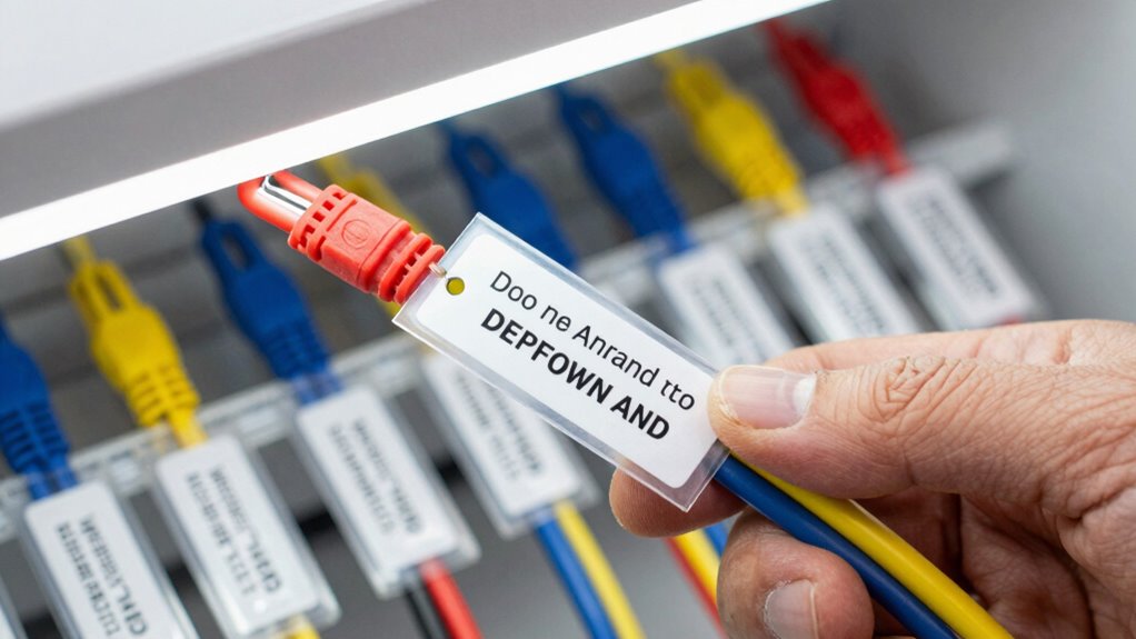 effective cable labeling and management