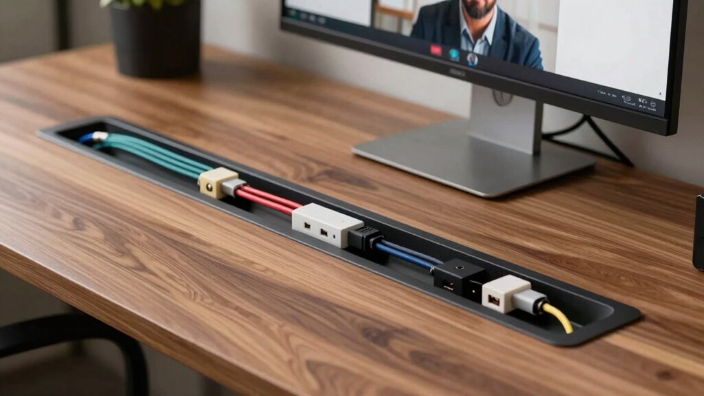 enhanced video conference cabling
