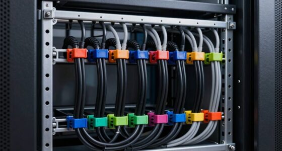 optimize rack cable organization
